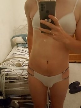 Sissy Holly and her cute tail plug