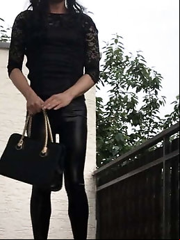 Unbelievable streetwalker in provocative underwear