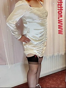 Tight t-girl mistresses get nude